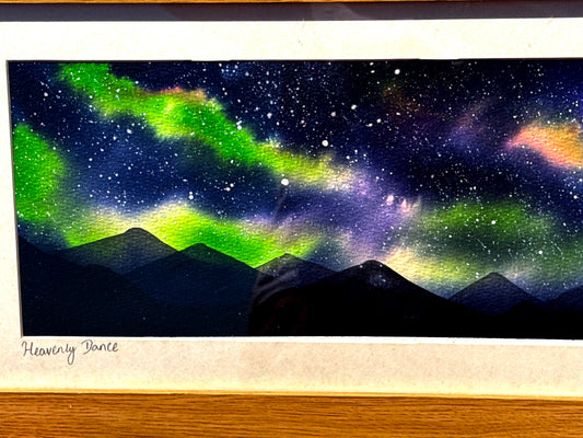 Heavenly Dance – Original Framed Watercolour