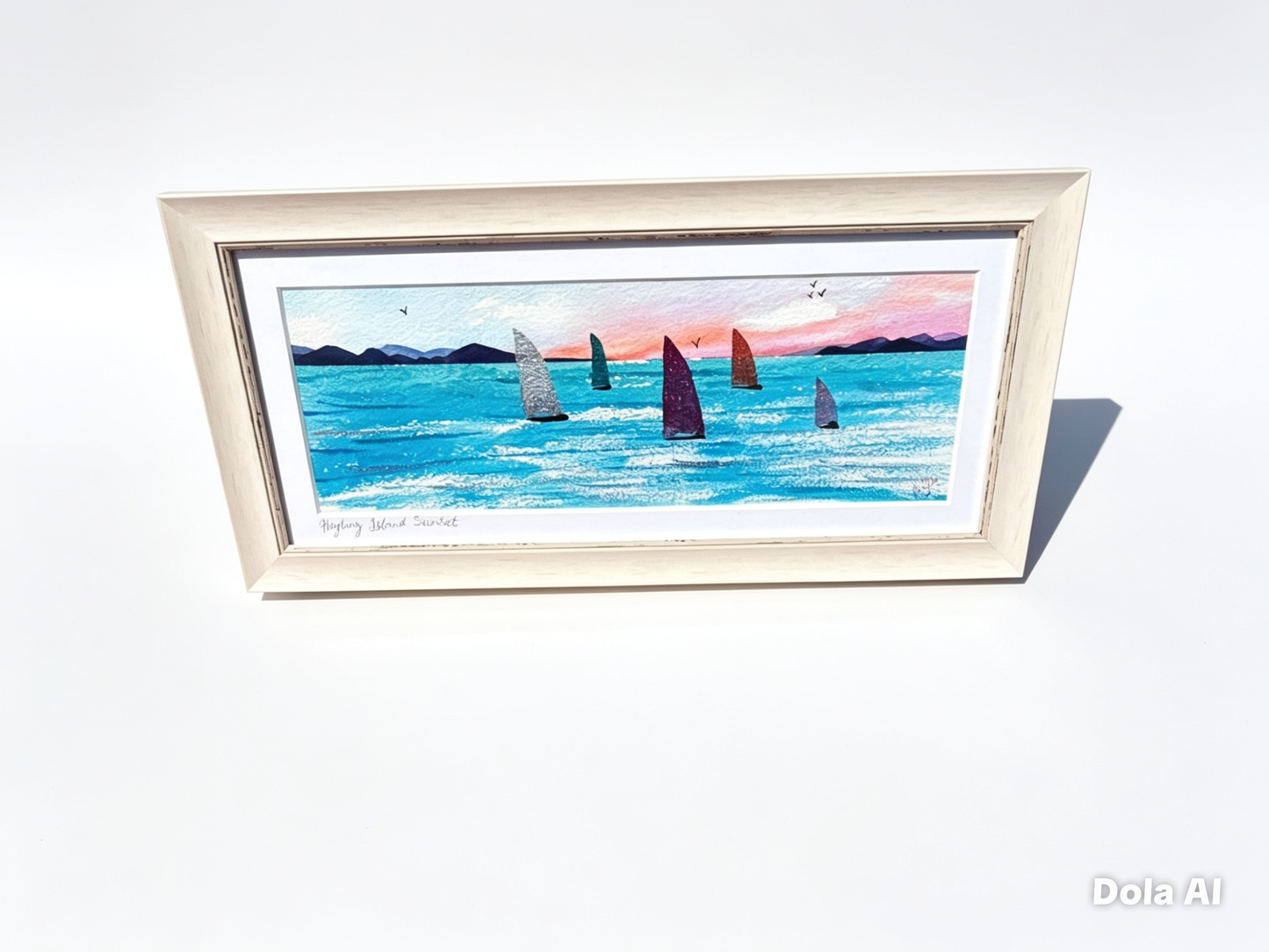 Hayling Island Sunset – Original Watercolour Artwork